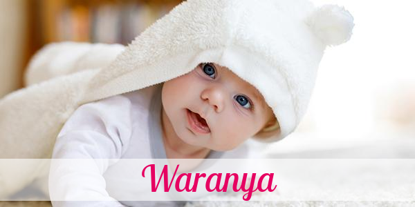 Namensbild von Waranya auf vorname.com