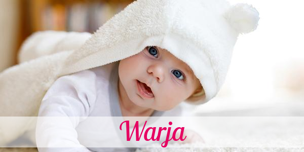 Namensbild von Warja auf vorname.com