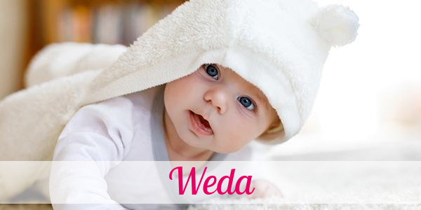 Namensbild von Weda auf vorname.com