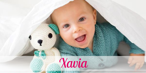 Namensbild von Xavia auf vorname.com