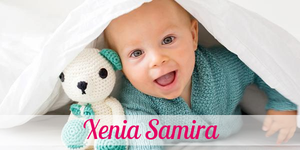 Namensbild von Xenia Samira auf vorname.com