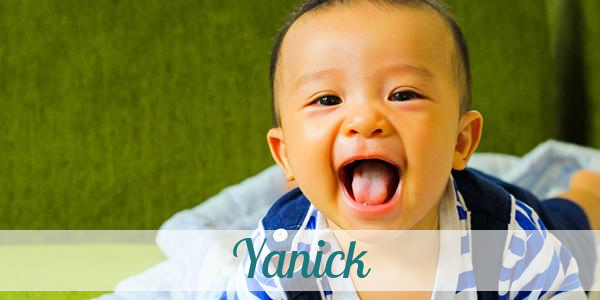 Namensbild von Yanick auf vorname.com