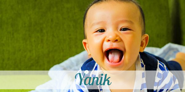 Namensbild von Yanik auf vorname.com