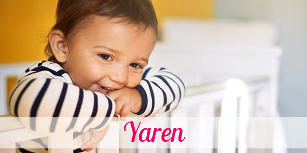 Namensbild von Yaren auf vorname.com