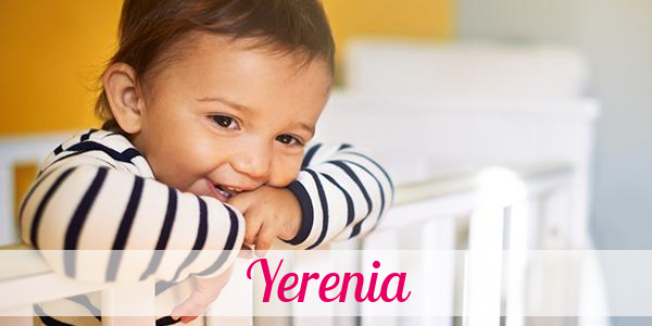 Namensbild von Yerenia auf vorname.com