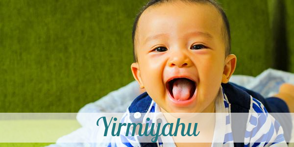 Namensbild von Yirmiyahu auf vorname.com
