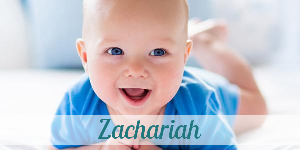 Namensbild von Zachariah auf vorname.com