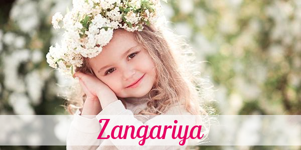 Namensbild von Zangariya auf vorname.com